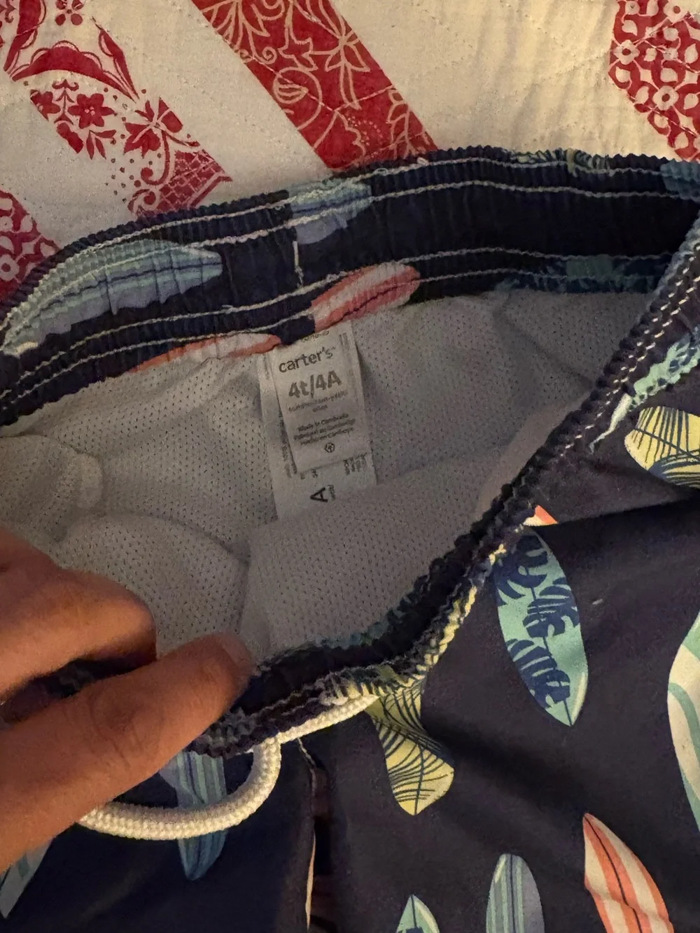 2 Pairs of Boys’ 4T Swim Trunks